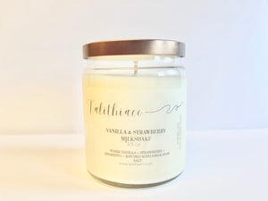 Vanilla & Strawberry Milkshake Candle
